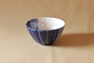 Ceramic Big Party Bowl | Blue-White