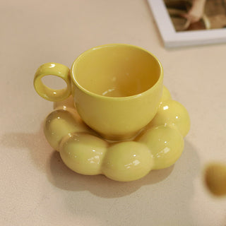 Sunflower cup saucer