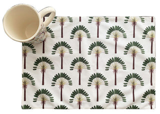 Green Palm Placemats (Set of 4 & 6)