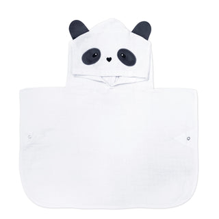 Hooded Poncho Towel – Panda