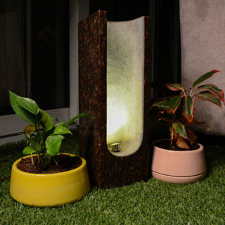 Maroon Garden Lamp