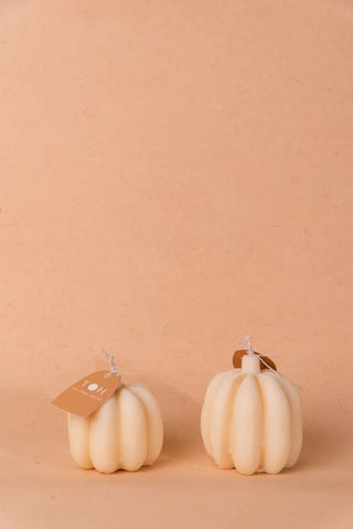 Pumpkin Pillar Candle (Medium size)