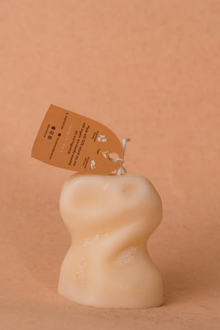 Organic Figurine Pillar Candle