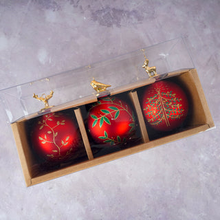 Red & green Christmas Ornaments