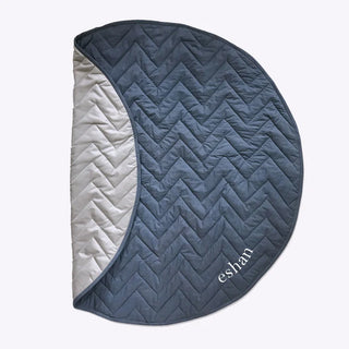 Indoor/Outdoor Quilted Playmat – Navy