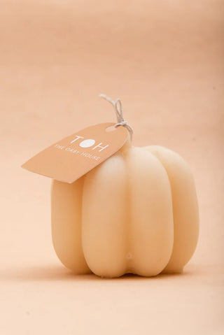 Pumpkin Pillar Candle (Medium size)