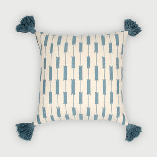 Iris Teal Cushion Cover