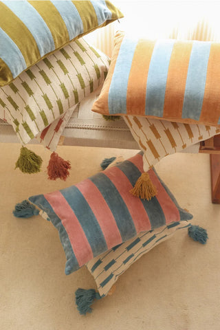 Iris Ochre Cushion Cover