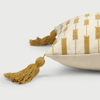 Iris Ochre Cushion Cover