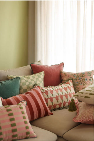 Tulip Raspberry Oblong Cushion Cover