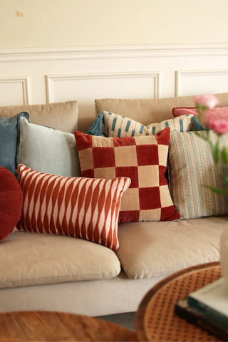 Ripple Spice Oblong Cushion Cover