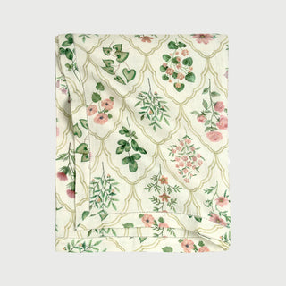 Eden Rose Linen Table Cover