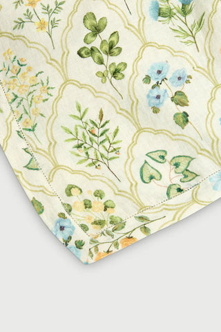 Eden Peach Linen Table Cover