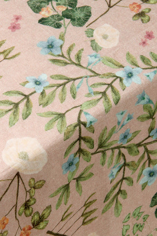 Valley Rose Linen Table Cover