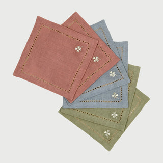 Clover Cocktail Napkins-Set of 6
