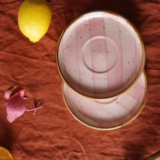 Speckled Pink Dessert Plate The confetti Tree