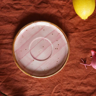 Speckled Pink Dessert Plate The confetti Tree