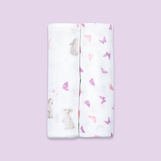 Bamboo Muslin Swaddles (Set of 2) - Best Buds