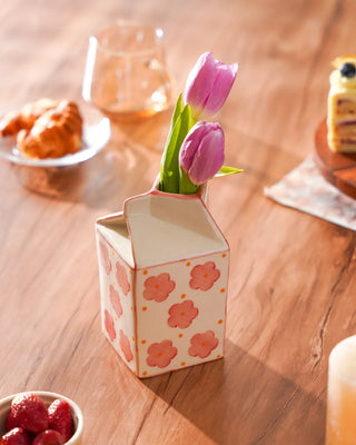 Aboli- Milk Carton Shaped Vase (or Jug!)