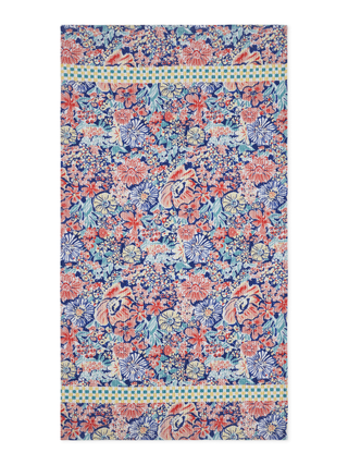 Nature Nectar Cotton Waffle Blue Bath Towel