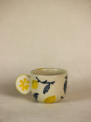 White Ceramic Lemon Grove Mug - TOH