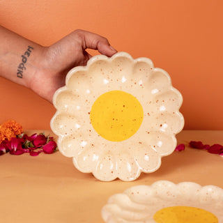 Daisy Daze 7" Ceramic Dessert Plate