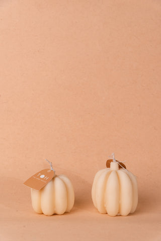 Pumpkin Pillar Candle ( small )