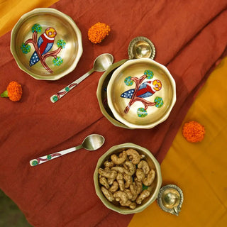 Tota Maina Brass Nut Bowl The confetti tree