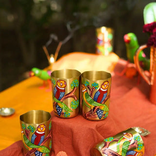 Tota Maina Brass Tumbler The confetti tree