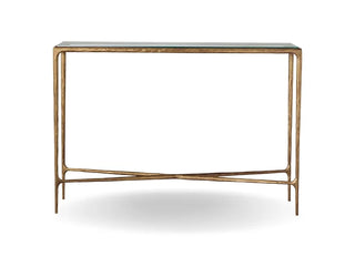 Vesta Console Table - Forged Brass