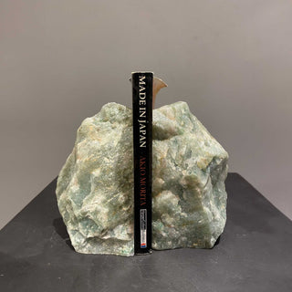 Semi Precious Book End Set - Green Quartz