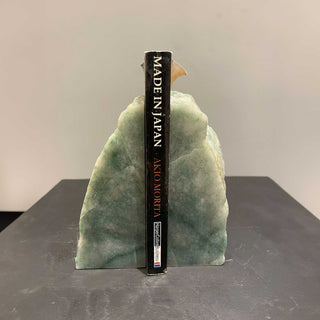 Semi Precious Book End Set - Green Quartz