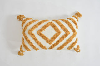Yellow Diamond Cushion Cover