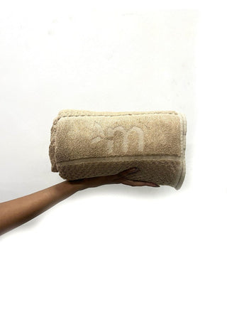 Bamboo Fluffy Bath towel Terry 560 GSM-Sweet Caramel