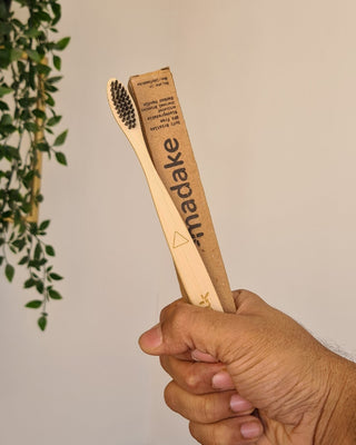Bamboo toothbrush for Adults- Triangle