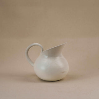 White Ceramic Pitcher