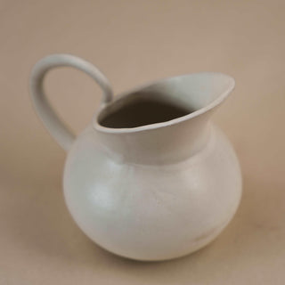 White Ceramic Pitcher