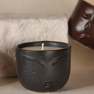 The Sage Face Ceramic Jar Candle