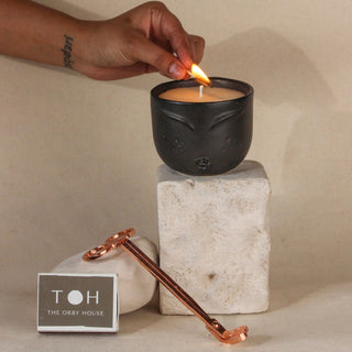 The Sage Face Ceramic Jar Candle