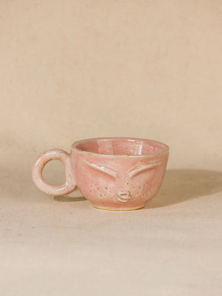 The Sage Face Ceramic Cappuccino Mug (Pink)