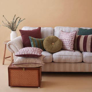 Glow Sandstone Velvet Cushion Cover