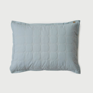 Zen Baby Blue Quilted Bedding Set