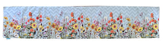 Zigzag Floral Table Runner (13in x 58in or 13in x 72in)