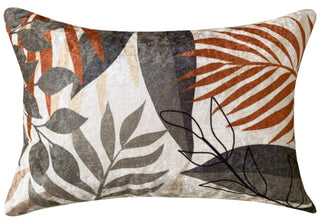 Twig Shrubs Modern Chic Designer Velvet Cushion Cover