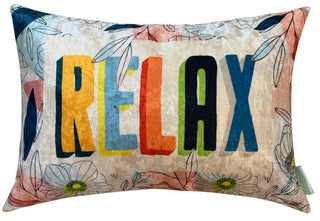 Relax Modern Chic Designer Velvet Cushion Cover