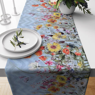 Zigzag Floral Table Runner