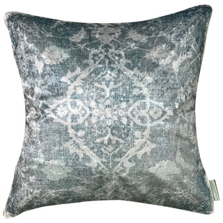 French Basilia Modern Chic Designer Floral Velvet Cushion Cover