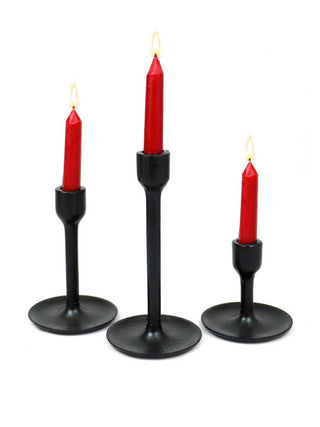 Skonhet Black Candle Stands set of 3
