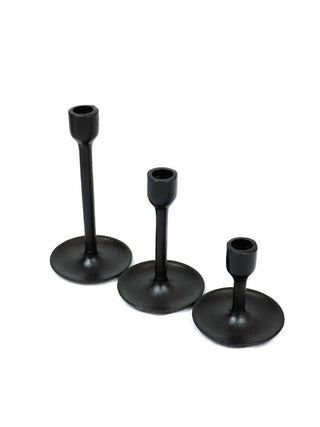 Skonhet Black Candle Stands set of 3