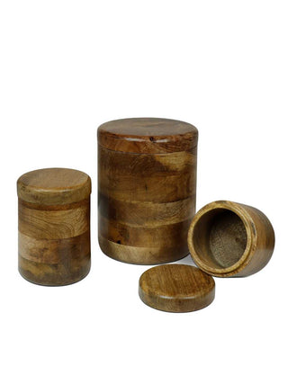 Classic Kitchen Wooden Boxes Set of 3